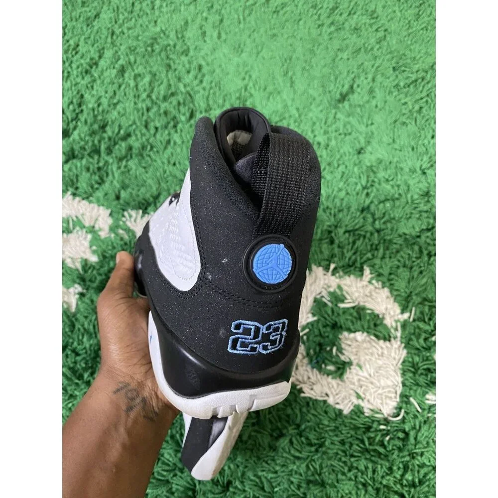 Jordan Retro 9 Men’s Basketball Shoes - White/Black/Blue